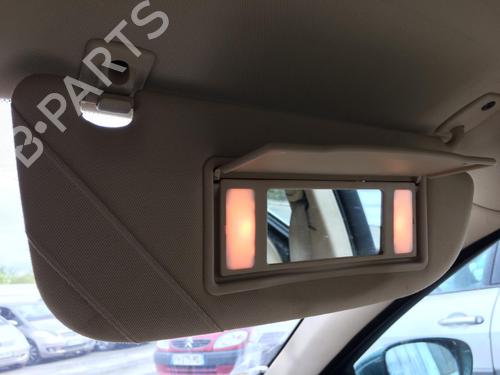 Right sun visor PEUGEOT 607 (9D, 9U) 2.2 HDi | BP26613936I2