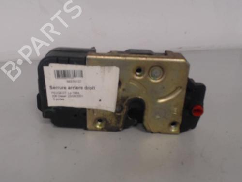 Used Rear right lock PEUGEOT 206 Hatchback (2A/C) 1.9 D (69 hp) 27034613