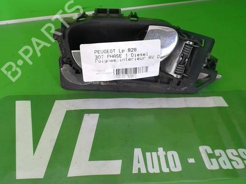 Used Front right interior door handle PEUGEOT 307 (3A/C) 2.0 HDi 110 (107 hp) 27032416