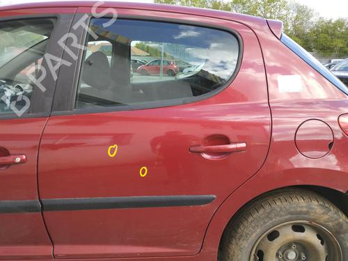 Used Left rear door PEUGEOT 207 (WA_, WC_) 1.4 HDi (68 hp) 27038888