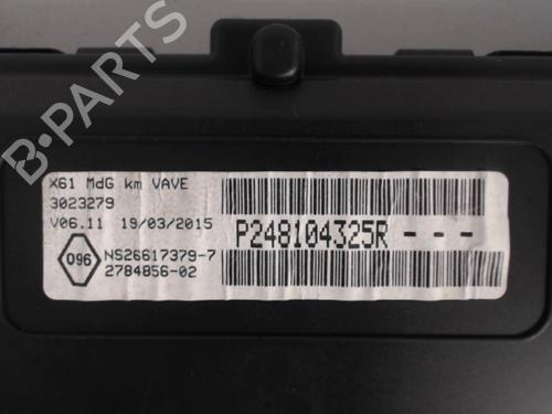 Used Instrument cluster Instrument cluster RENAULT KANGOO Express (FW0/1_) 1.5 dCi 90 (FW0G, FW05, FW08, FW11) (90 hp) 27029315 27029315