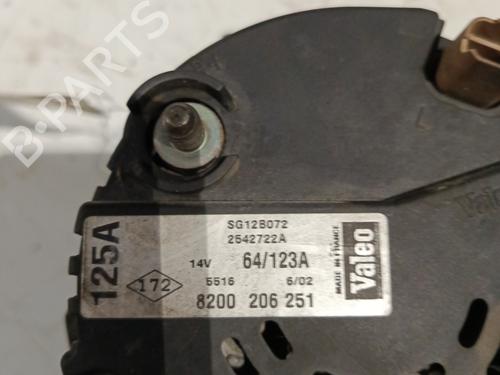 Alternator RENAULT VEL SATIS (BJ0_) 2.0 16V Turbo (BJ0K) | BP27033186M7