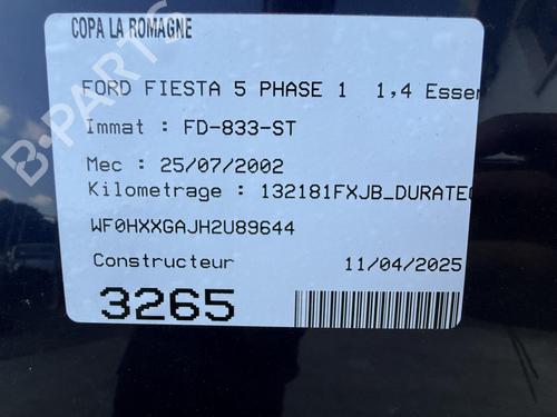 Ignition barrel FORD FIESTA V (JH_, JD_) 1.4 16V | BP27033365M48 