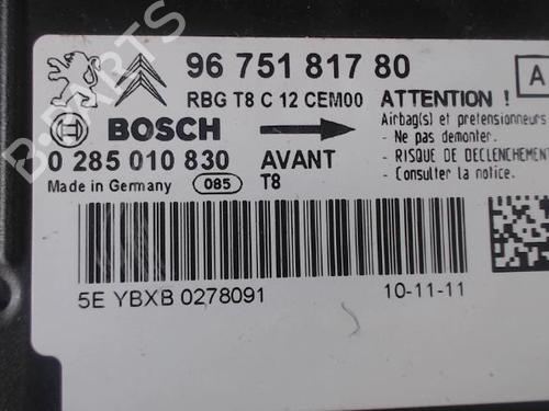 ECU airbags PEUGEOT 3008 I MPV (0U_) 1.6 VTi | BP27030285M53 