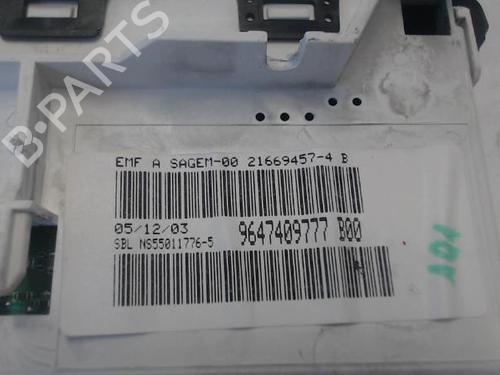 Display PEUGEOT 206 Hatchback (2A/C) 1.4 HDi eco 70 | BP27036092C48 