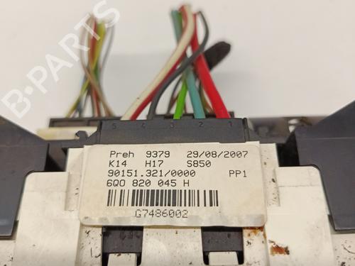 Commande Chauffage VW POLO IV (9N_, 9A_) 1.4 TDI | BP29847102I5