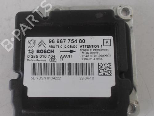Used ECU airbags PEUGEOT 3008 I MPV (0U_) 1.6 HDi (109 hp) 27028102