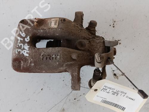 Used Left rear brake caliper Left rear brake caliper PEUGEOT 308 I (4A_, 4C_) 2.0 HDi (136 hp) 33806949 33806949