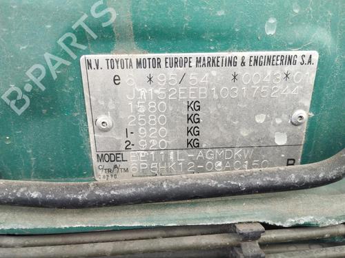Right front door TOYOTA COROLLA Liftback (_E11_) 1.4 (EE111_, EE111R) | BP29868004C3