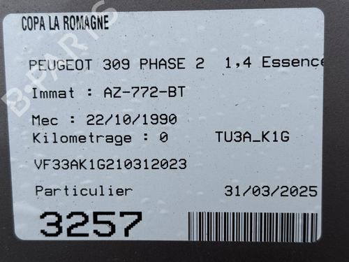 Used Parts PEUGEOT 309 I (10C, 10A) 1.4 (67 hp) 2897214