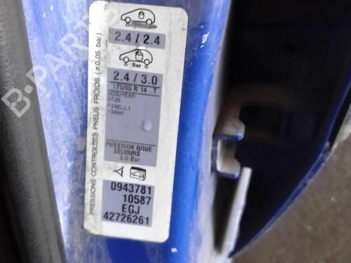 Ignition barrel PEUGEOT 206 Hatchback (2A/C) 1.4 i | BP27031676M48 
