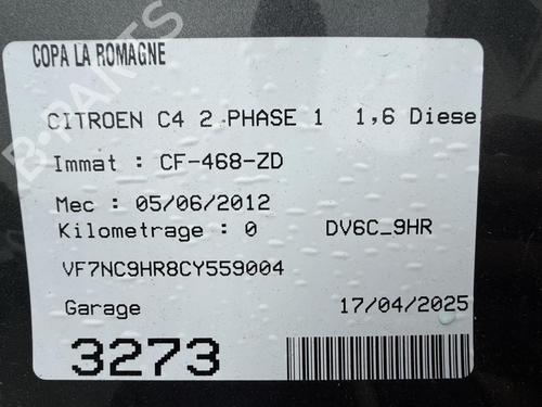 Rear left seatbelt CITROËN C4 II (NC_) 1.6 HDi 115 | BP27033428I29 - Image 2