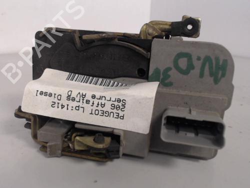 Front right lock PEUGEOT 206 Hatchback (2A/C) 1.9 D | BP27037960C97 