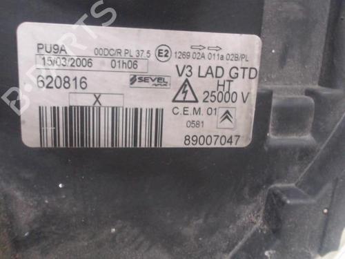 Left headlight CITROËN C8 (EA_, EB_) 2.2 HDi | BP27028923C28  - Image 5