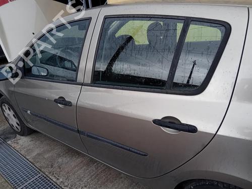 Used Left rear door RENAULT CLIO III (BR0/1, CR0/1) 1.2 16V (BR02, BR0J, BR11, CR02, CR0J, CR11) (75 hp) 27027236
