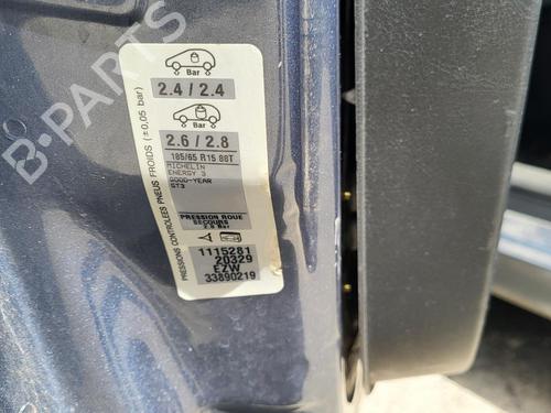 Front left window mechanism PEUGEOT 207 (WA_, WC_) 1.4 HDi | BP27036687C22 