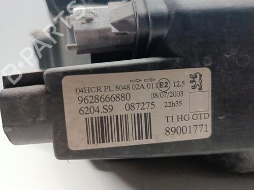 Left headlight PEUGEOT 206 Hatchback (2A/C) 1.4 i | BP30132664C28