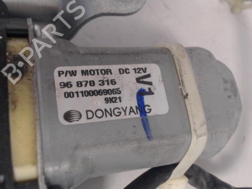 Used Front left window mechanism Front left window mechanism CHEVROLET AVEO / KALOS Hatchback (T250, T255) 1.2 LPG (84 hp) 27037143 27037143