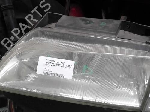 Used Right headlight CITROËN XANTIA (X1_, X2_) 1.9 Turbo D (90 hp) 27032331