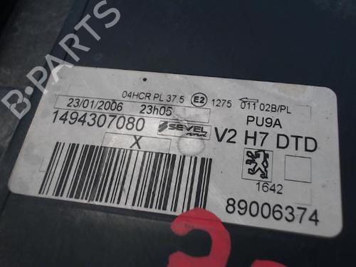 Used Right headlight PEUGEOT 807 (EB_) 2.0 HDi (107 hp) 27001331