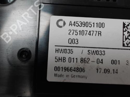 Climate control SMART FORFOUR Hatchback (453) 1.0 (453.042, 453.043) | BP27014634I5 - Image 4