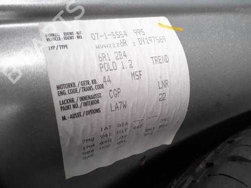 Glove box VW POLO V (6R1, 6C1) 1.2 | BP27019411C95 