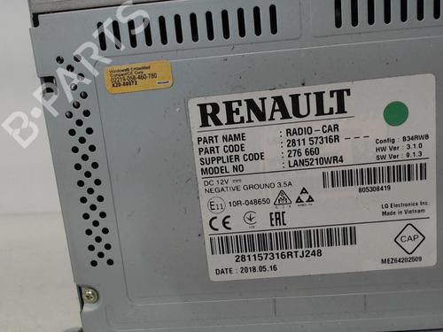 Radio RENAULT CLIO IV (BH_) 1.5 dCi 90 | BP27016854E6