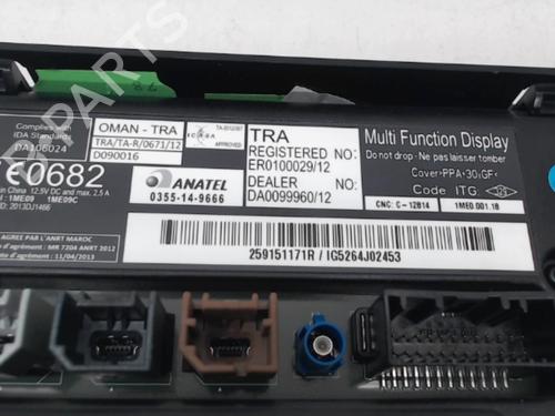 Display monitor RENAULT MEGANE III Hatchback (BZ0/1_, B3_) 1.5 dCi (BZ09, BZ0D, BZ1W, BZ29, BZ14) | BP27020274C48 
