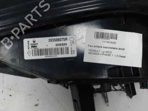Højre baklys, luke RENAULT MEGANE IV Hatchback (B9A/M/N_) 1.5 dCi 110 (B9A3) | BP30697114C80