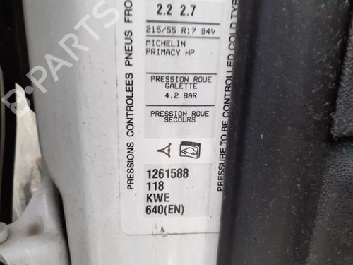 Venstre bak invendig håndtak CITROËN DS4 (NX_) 1.6 HDi 115 | BP26998797I15 