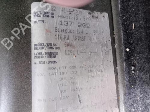 Used Parts VW SCIROCCO III (137, 138) 1.4 TSI 2894756