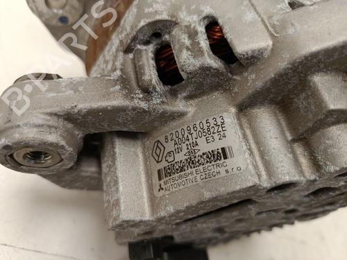 Used Alternator Alternator RENAULT SCÉNIC III (JZ0/1_) 1.5 dCi (JZ02, JZ0R) (95 hp) 29725588 29725588