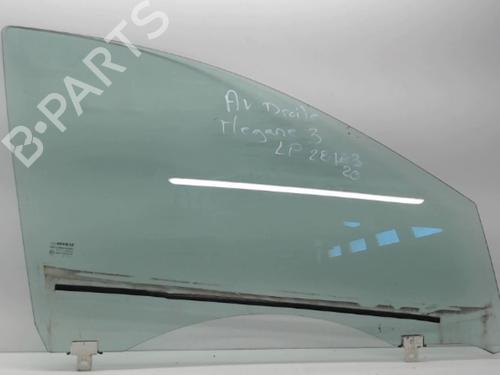 Used Front right door window RENAULT MEGANE III Hatchback (BZ0/1_, B3_) 1.5 dCi (BZ09, BZ0D, BZ1W, BZ29, BZ14) (110 hp) 26999491