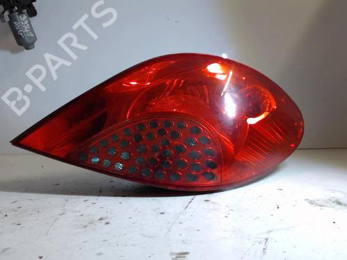 Used Right taillight PEUGEOT 207 (WA_, WC_) 1.6 HDi (90 hp) 30680227