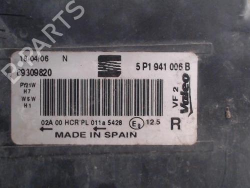 Left headlight SEAT LEON (1P1) 1.9 TDI | BP26994512C28  - Image 5