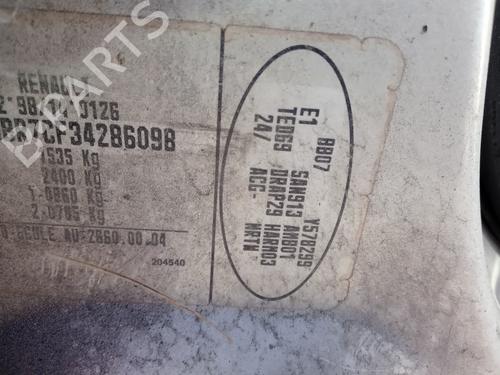 Left front window switch RENAULT CLIO II (BB_, CB_) 1.5 dCi (B/CB07) | BP31824957I27 