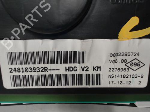 Instrument cluster DACIA LODGY (JS_) 1.2 TCe (JSAY, JSM0) | BP27009254C47 