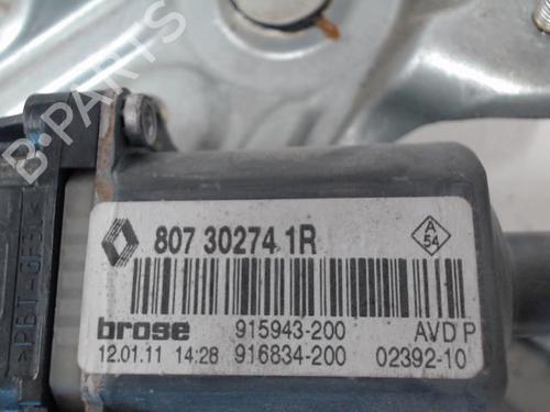 Used Front right window mechanism Front right window mechanism RENAULT SCÉNIC III (JZ0/1_) 1.5 dCi (110 hp) 27018263 27018263