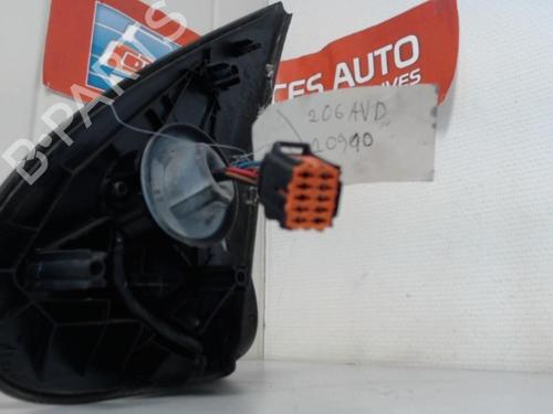 Used Right mirror PEUGEOT 206 SW (2E/K) 1.4 HDi (68 hp) 27022356