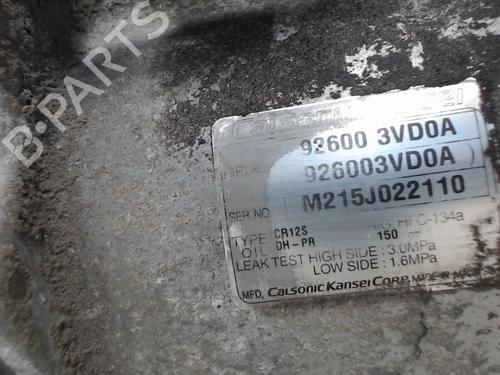 AC compressor NISSAN NV200 Van 1.5 dCi 85 (M20, M20N, M20M) | BP26984875M34 