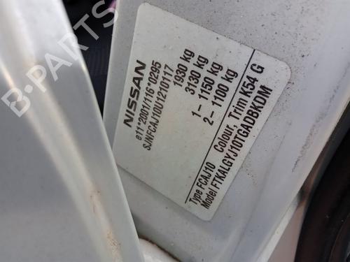 Used Left front door Left front door NISSAN QASHQAI I (J10, NJ10) 1.5 dCi (106 hp) 26985674 26985674