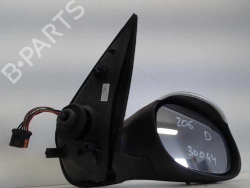 Right mirror PEUGEOT 206 Hatchback (2A/C) 1.4 HDi eco 70 | BP27010549C27 