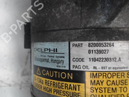 AC compressor RENAULT MEGANE II (BM0/1_, CM0/1_) 1.9 dCi (BM0G, CM0G) | BP26988512M34 