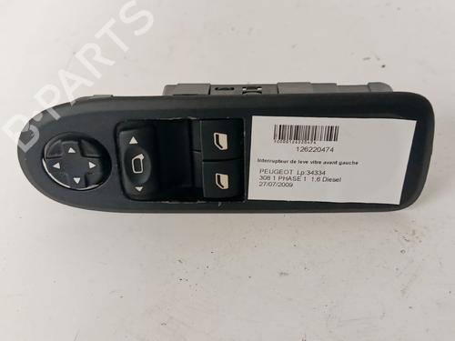 Left front window switch PEUGEOT 308 I (4A_, 4C_) 1.6 HDi | BP36166847I27 - Image 2