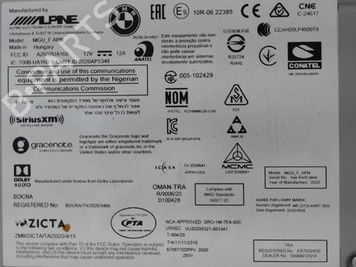 Used Radio Radio BMW 1 (F40) 116 d (116 hp) 27005339 27005339