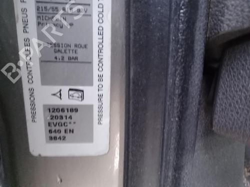 Left rear door PEUGEOT 5008 (0U_, 0E_) 1.6 HDi | BP27005467C4 