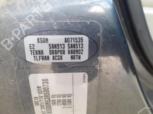 Used Parts DACIA LOGAN MCV (KS_) 1.6 16V (KS0L, KS0M, KS0P, KS1S) 2895161