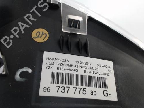 Instrument cluster PEUGEOT 208 I (CA_, CC_) 1.2 VTI 82 | BP27016045C47 