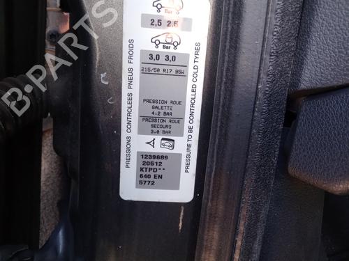 Rear left exterior door handle PEUGEOT 5008 (0U_, 0E_) 1.6 HDi | BP27000055C130