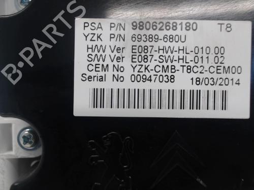 Instrument cluster PEUGEOT 3008 I MPV (0U_) 1.6 HDi | BP27011316C47 